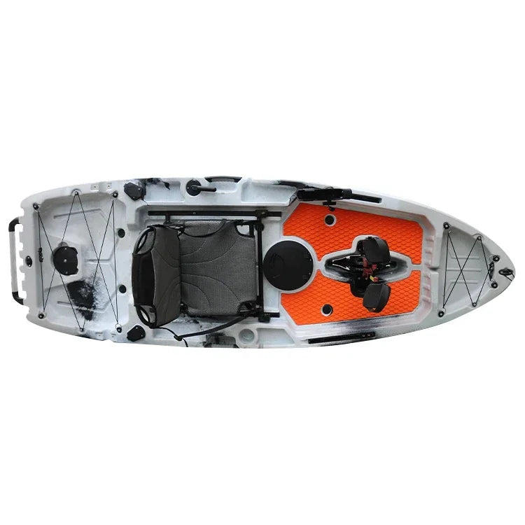 Beach Camp Kayak with Pedal Drive System and Accessories Sit on Top Fishing Canoe