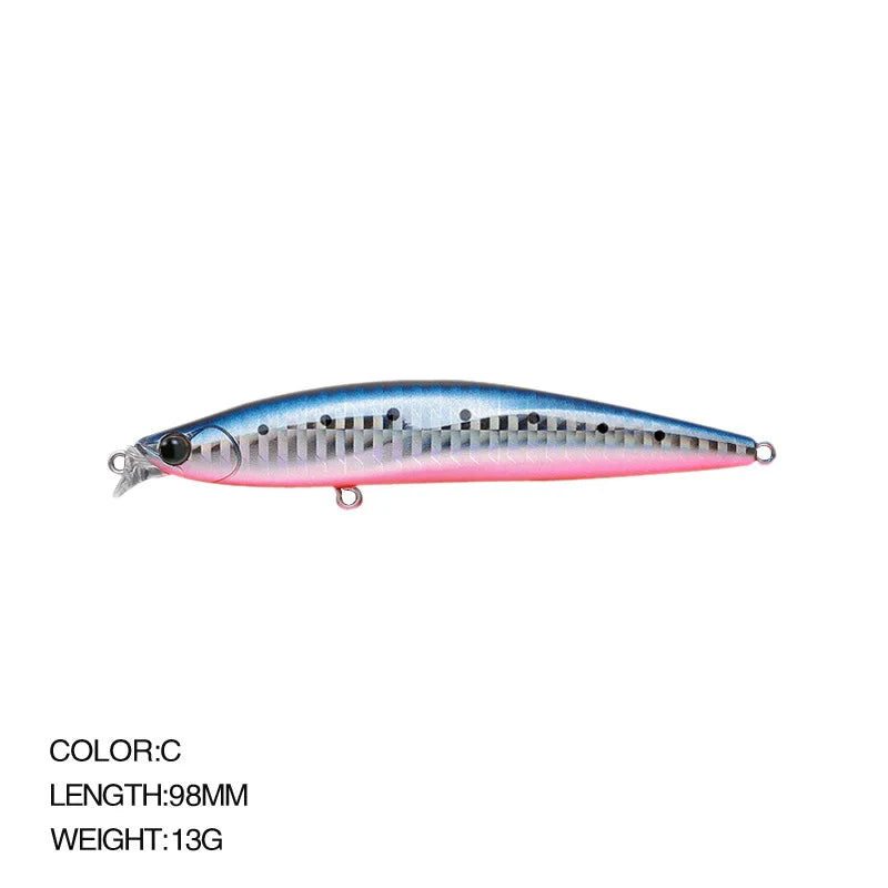 Minnow Fishing Lure Floating Artificial Lures Minnow Profession Hard Bait Saltwater Pesca Fishing Tackle