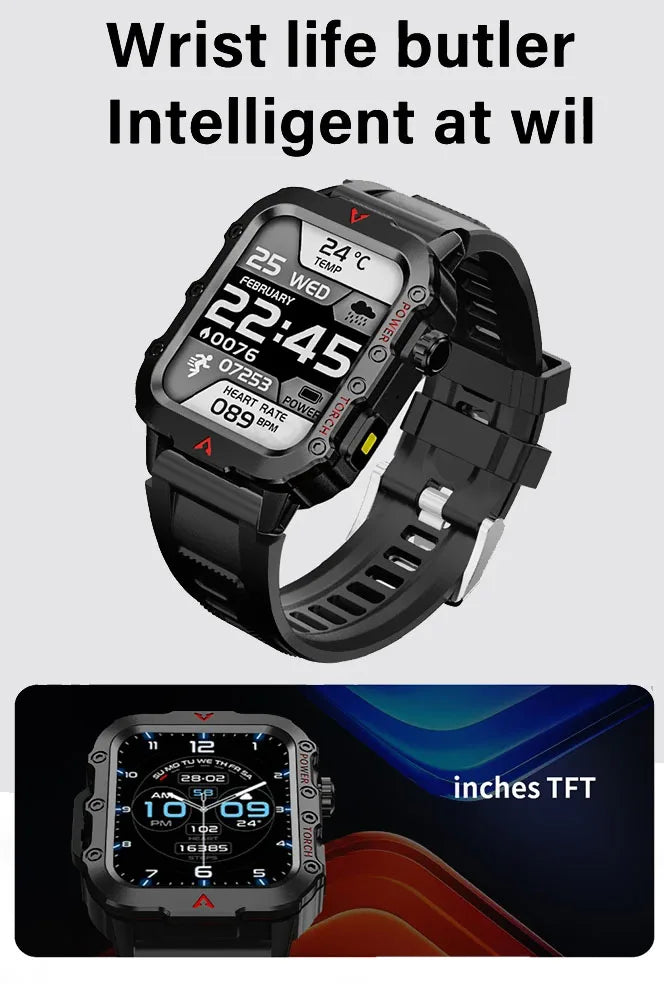 Beach Camp 2025 Smartwatch For New GPS Smart Watch Men 1.71 Inch HD Display GPS & Make/Receive Phone Calls 400mAh Battery Braceletes
