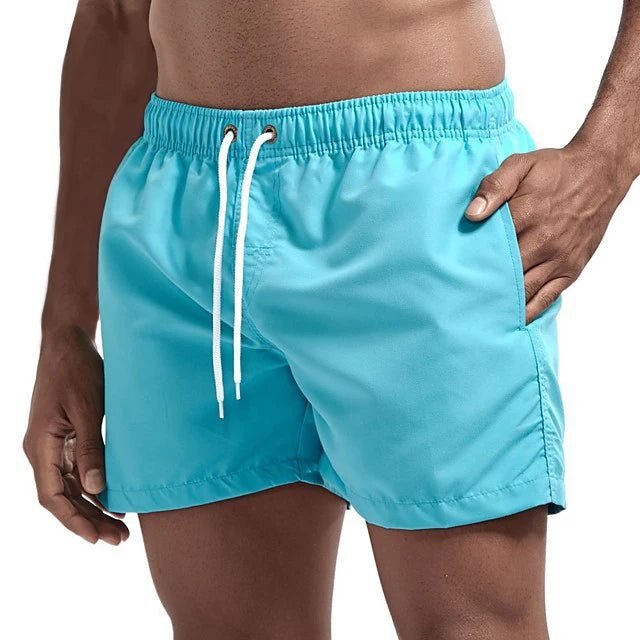 Beach Camp Men's Swim Shorts Swim Trunks Quick Dry Board Shorts Bathing Suit Breathable Drawstring With Pockets for Surfing Beach Summer