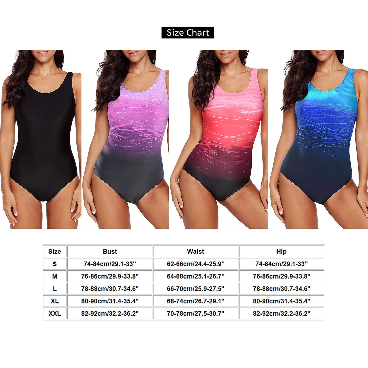 Beach Camp Women's Swimming Padded Swimsuit Bikini Sets Swimwear Sporty Bathing for Swimsuit Women