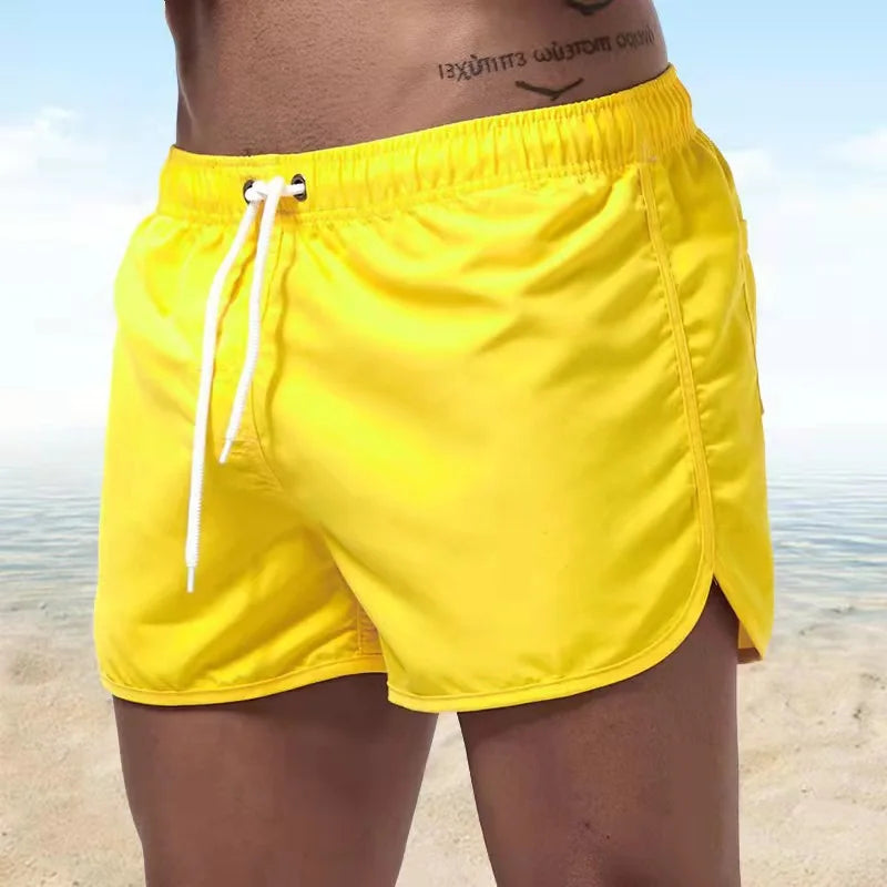 Beach Camp Men's Swim Shorts Swim Trunks Quick Dry Board Shorts Bathing Suit Breathable Drawstring With Pockets for Surfing Beach Summer