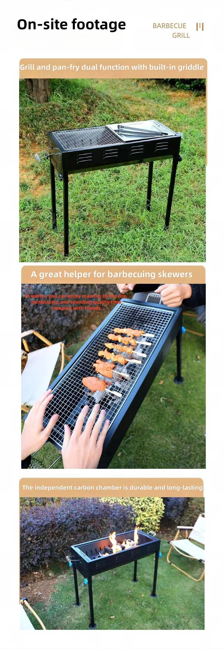 Japanese barbecue grills, portable picnic and camping barbecue grills, barbecue grills, household charcoal barbecue grills