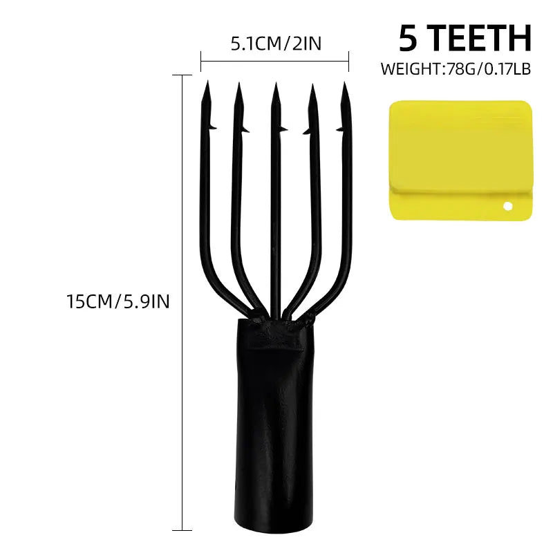 Fish Frog Spear Gig 3 4 5 Prong Frog Spear Fishing Fork Harpoon Tip Barbed Fishing Spear Gaff Fork Hook Fishing Equipment