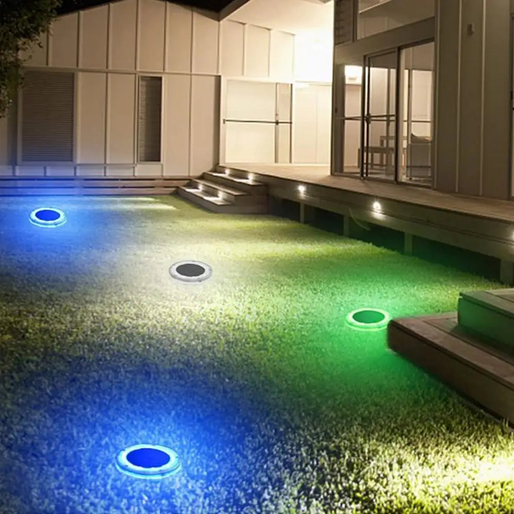 Beach Camp Solar Swimming Pool Lights Ip68 LED Pool Lights That Float & Glow Waterproof Long Lasting Outdoor Light up Pool Light for Garden