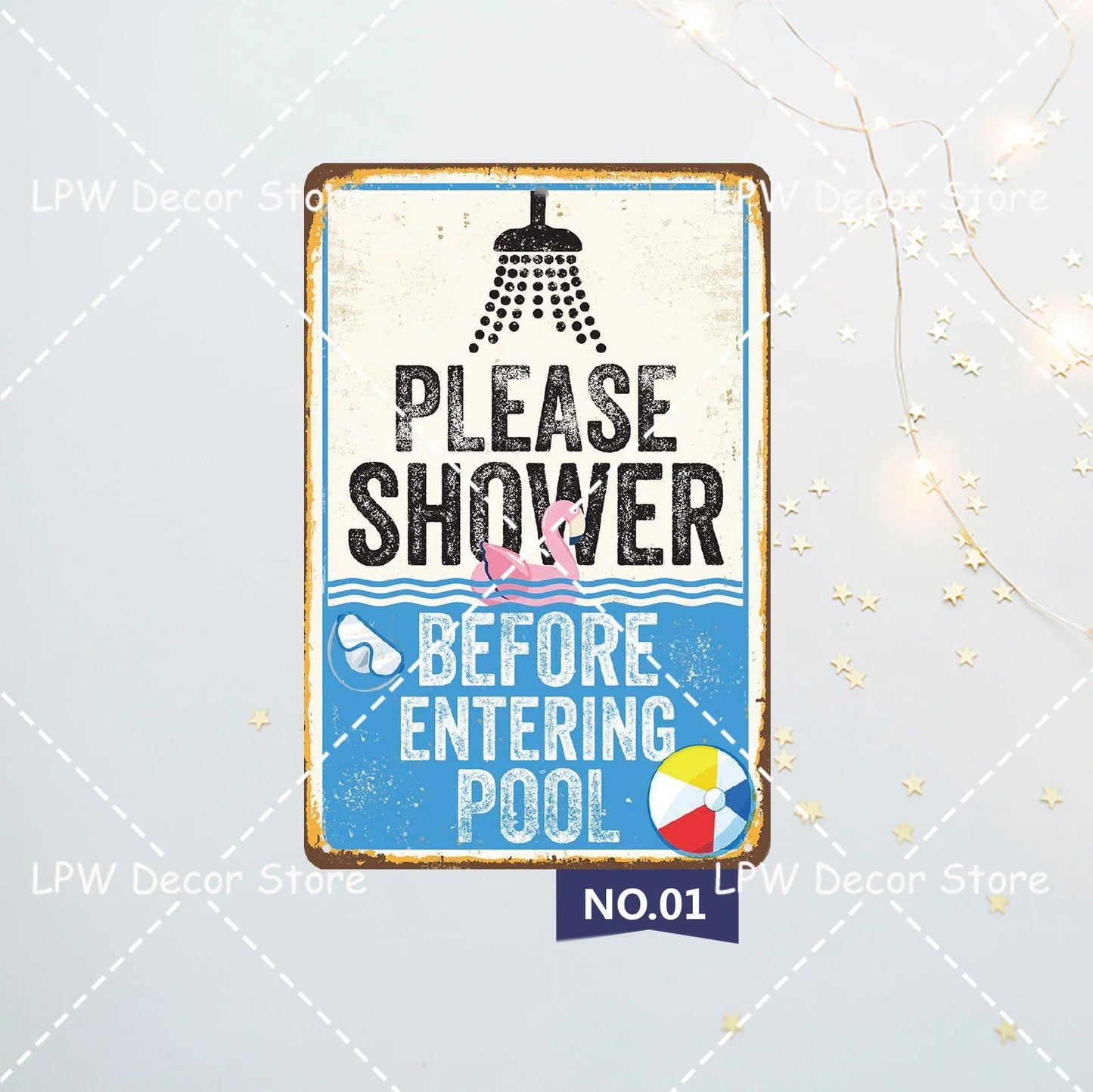 Beach Camp Swimming Pool Signs Pool Rules Metal Tin Signs Metal Posters Wall Signs For Kitchen Farm Bar Wall Decor