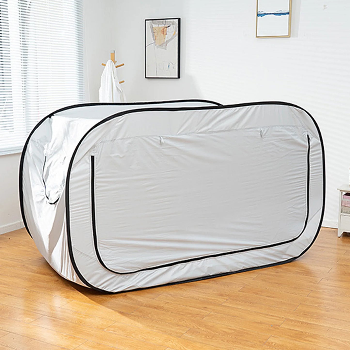 Beach Camp Outdoor Tent, Portable Bed Tent - Ideal for Camping and Dorms with a Foldable Design and Premium Polyester