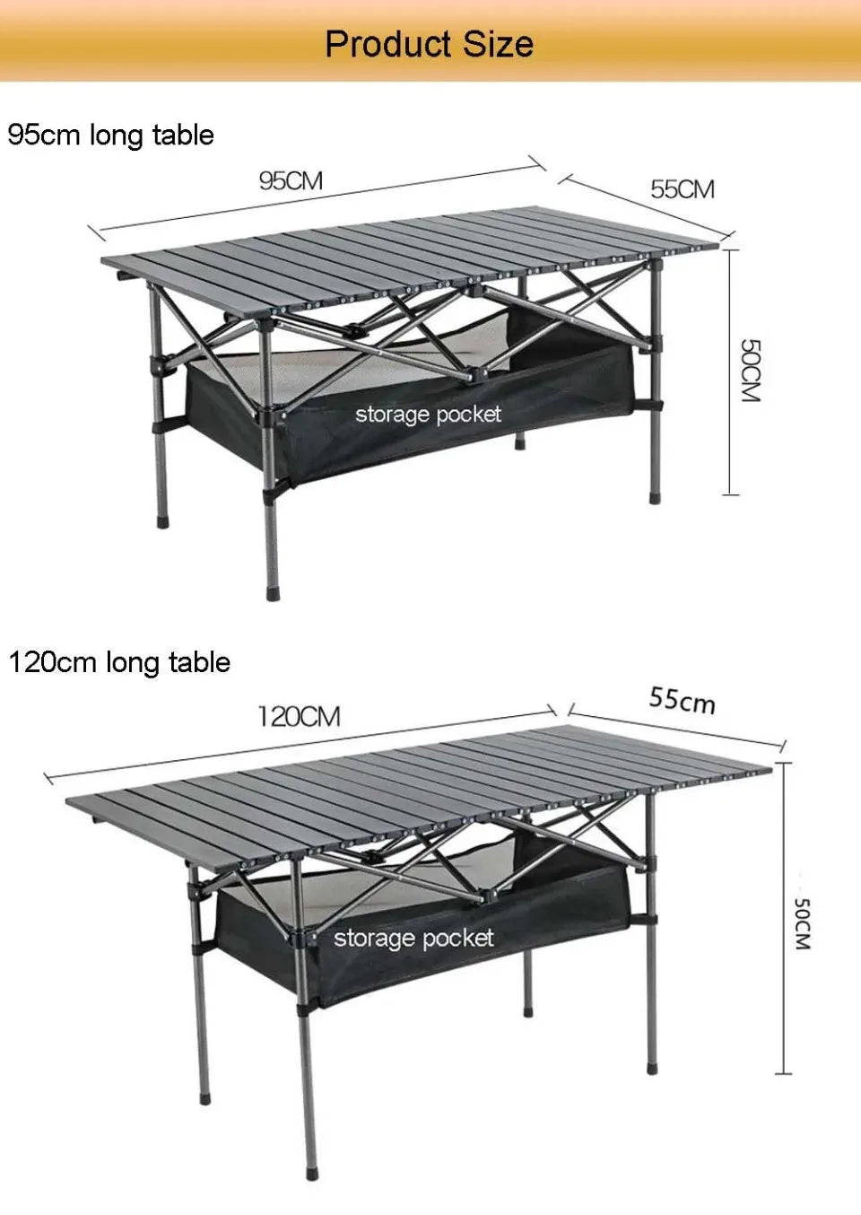 Outdoor Picnic Folding Desk Easy To Install Portable Camping Barbecue Table Sturdy Durable Egg Roll Tables Beach Leisure Desks