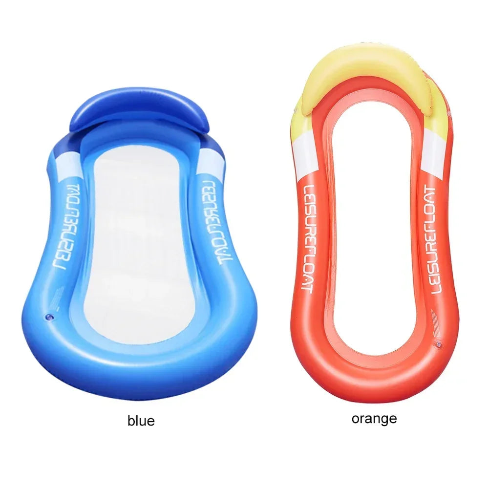 Beach Camp Pool Loungers Beds Inflatable Float Hammock Floating for Adults Child Poolside Lounging Swimming Foldable Water Sleeping Bed