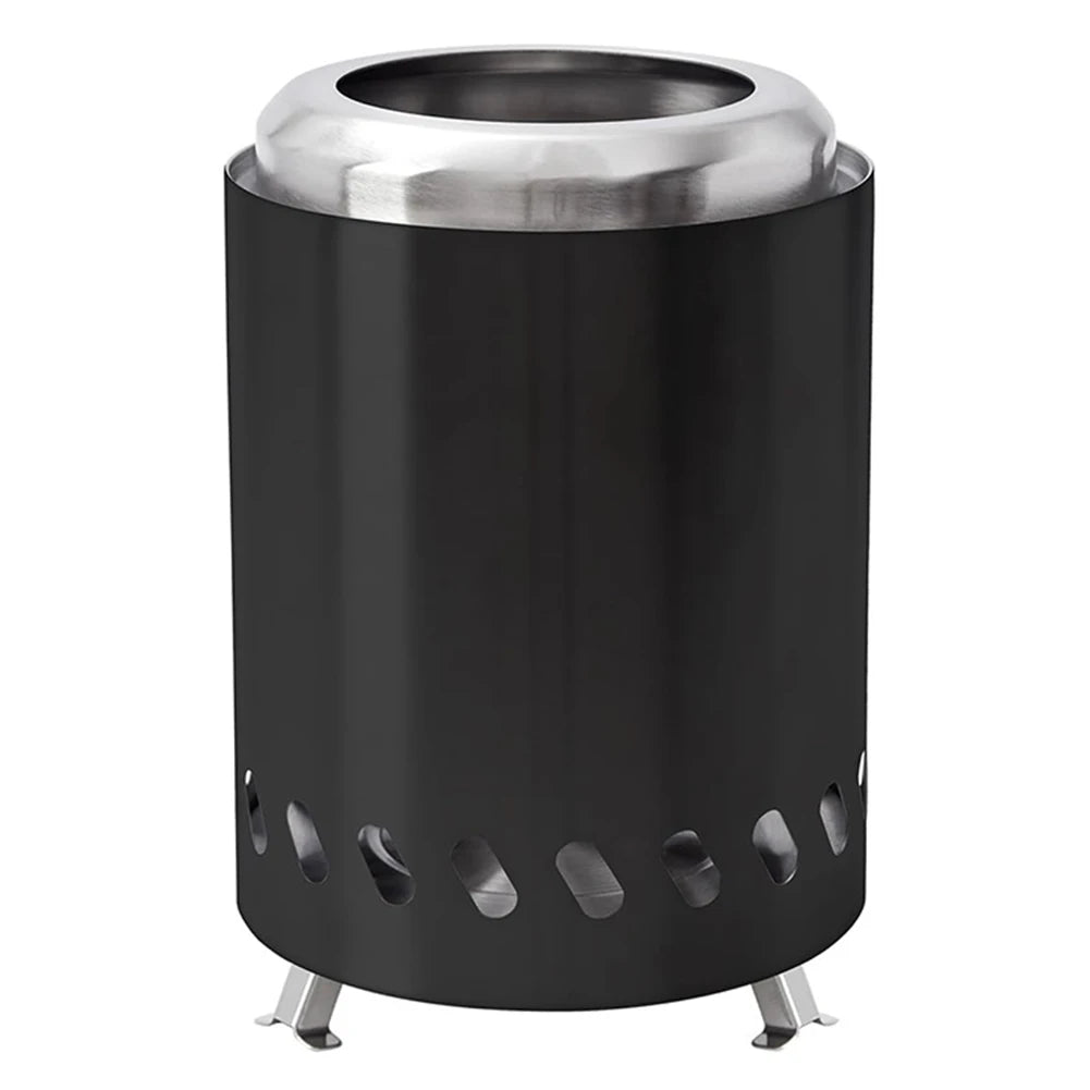 Beach Camp Smokeless Tabletop Fire Pit Stainless Steel Portable Mini Stove Mini Fire Pit Wood Burning Or Pellet Fueled Portable Bonfire