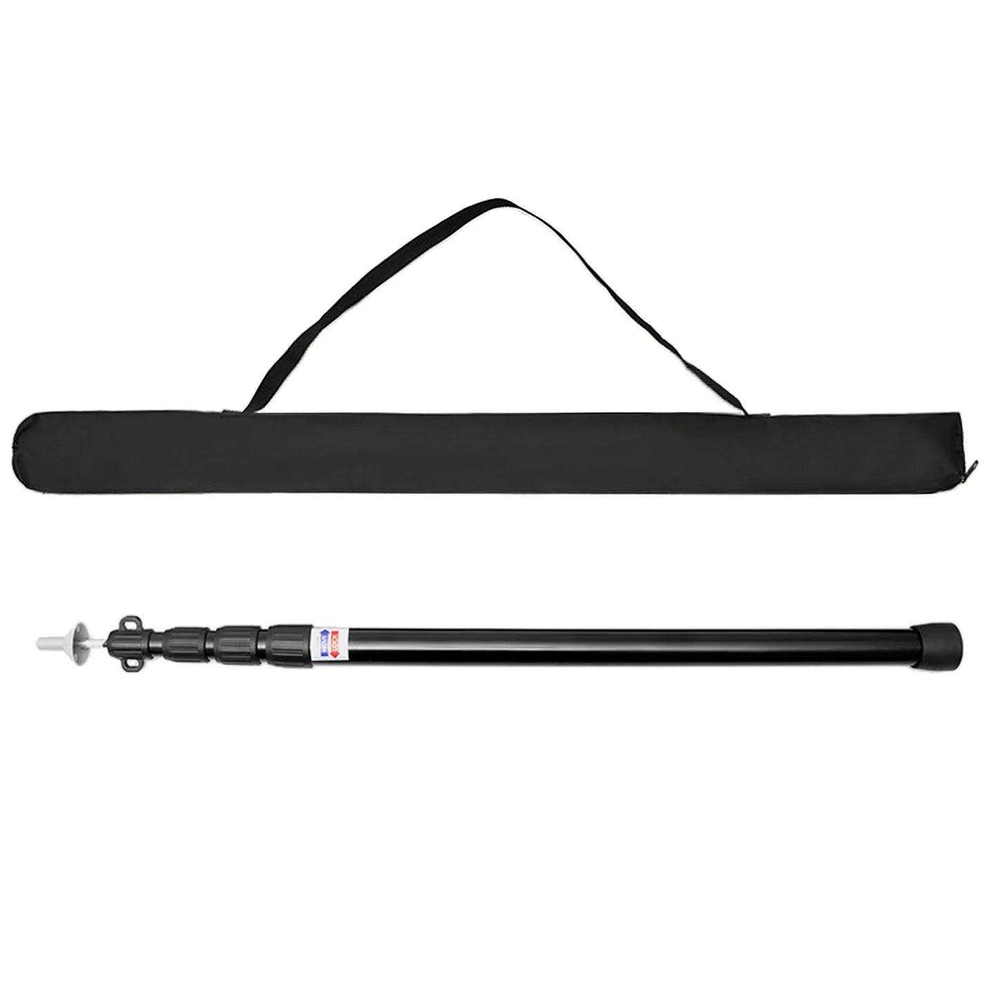 Thicken Aluminum Alloy Tent Pole Adjustable Tent Support Rod Beach Shelter Tarp Awning Pole Replacement Poles for Camping Hiking