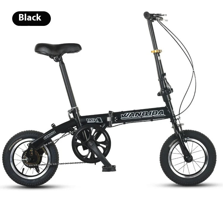 Beach Camp Cycling City Mini Folding Bicycle 14 Small Bike Portable Ultra Light Transmission Disc Brakes