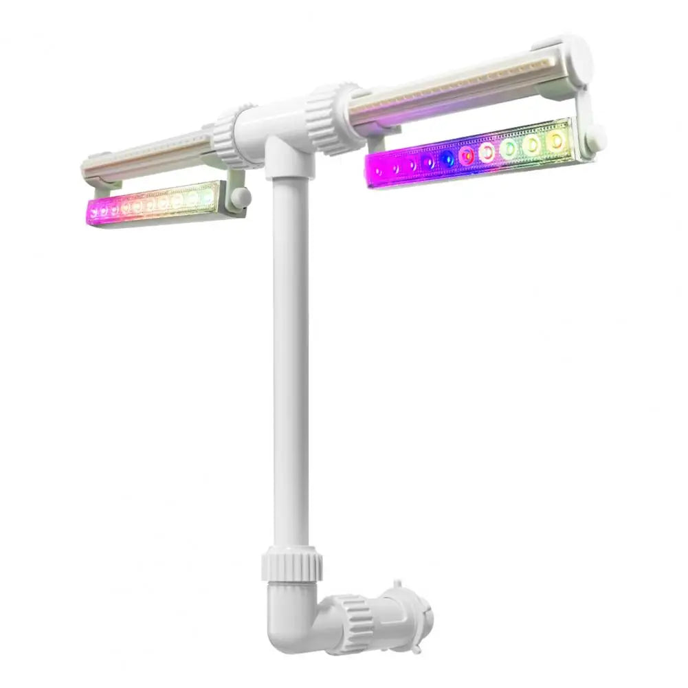 Beach Camp Pool Fountain with Lights for Inground and Above Ground Pools Dual Spray Adjustable Sprinkler Pool Waterfall Sprinkler Cooler