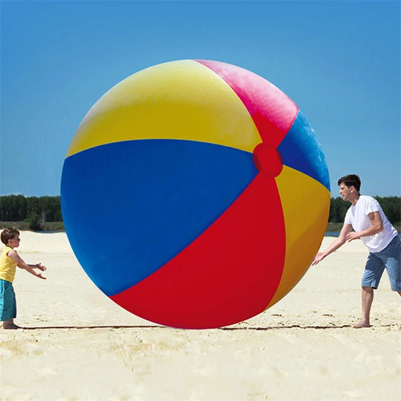 Beach Camp 2025 New Fun Toys Giant Inflatable Pool Beach Thickened PVC Sports Ball Outdoor Water Games Party Toy Children'S Birthday Gifts