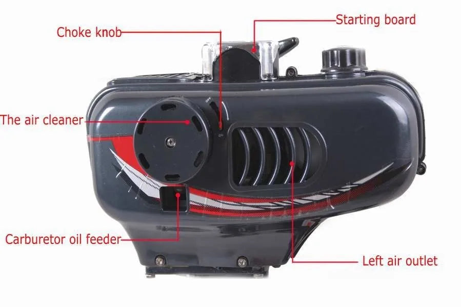 Beach Camp Hangkai Water Cooled 2 Stroke 3.5 HP Boat Engines Outboard Boat Motors (3.5 HP 2T)