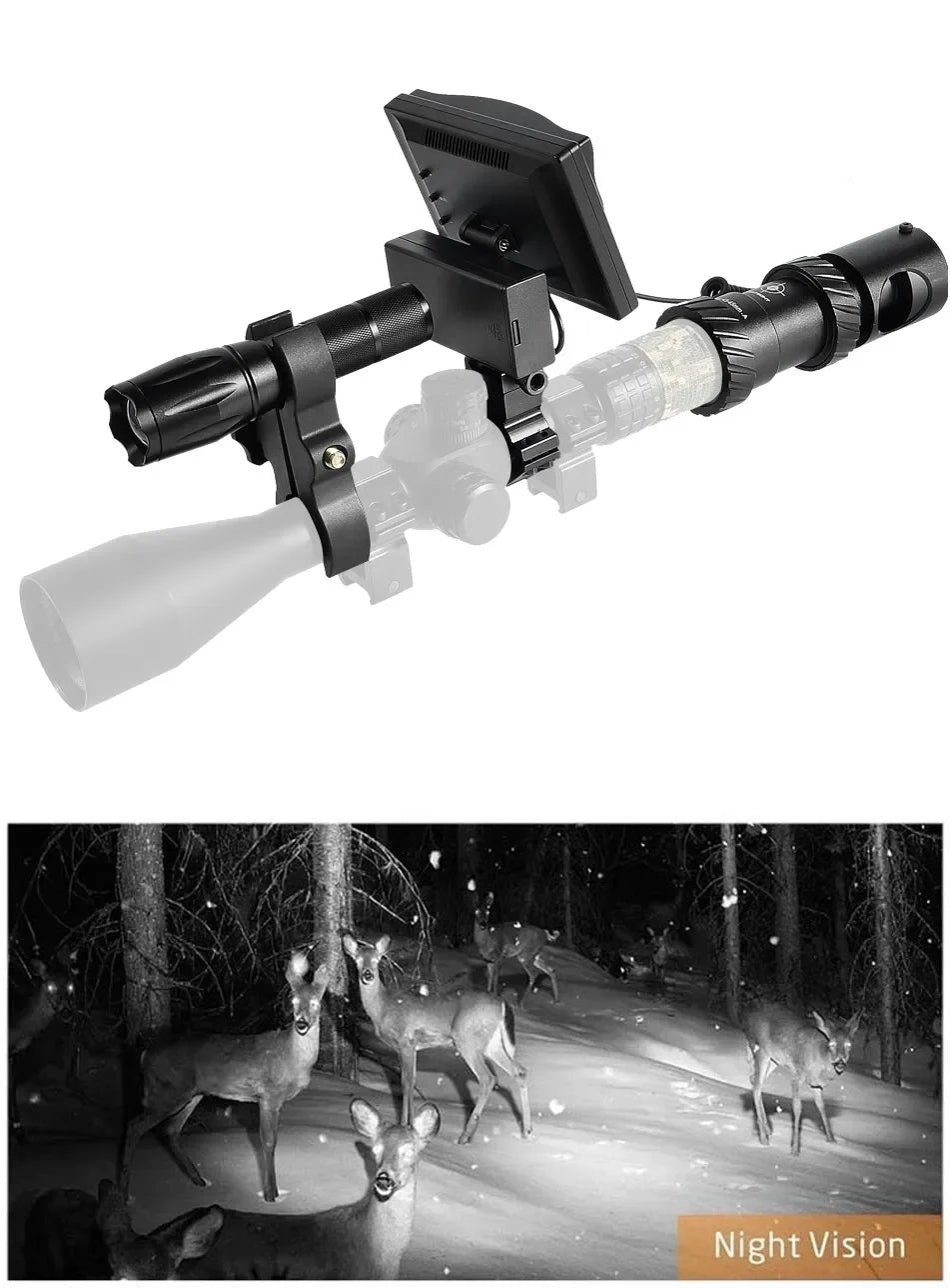Beach Camp Night Vision Riflescope Hunting Scopes Optical Sight 850nm Infrared LED IR Waterproof Night Vision Hunting Camera