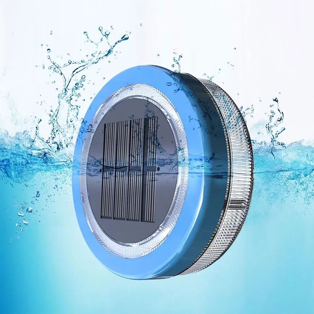 Beach Camp Solar Swimming Pool Lights Ip68 LED Pool Lights That Float & Glow Waterproof Long Lasting Outdoor Light up Pool Light for Garden