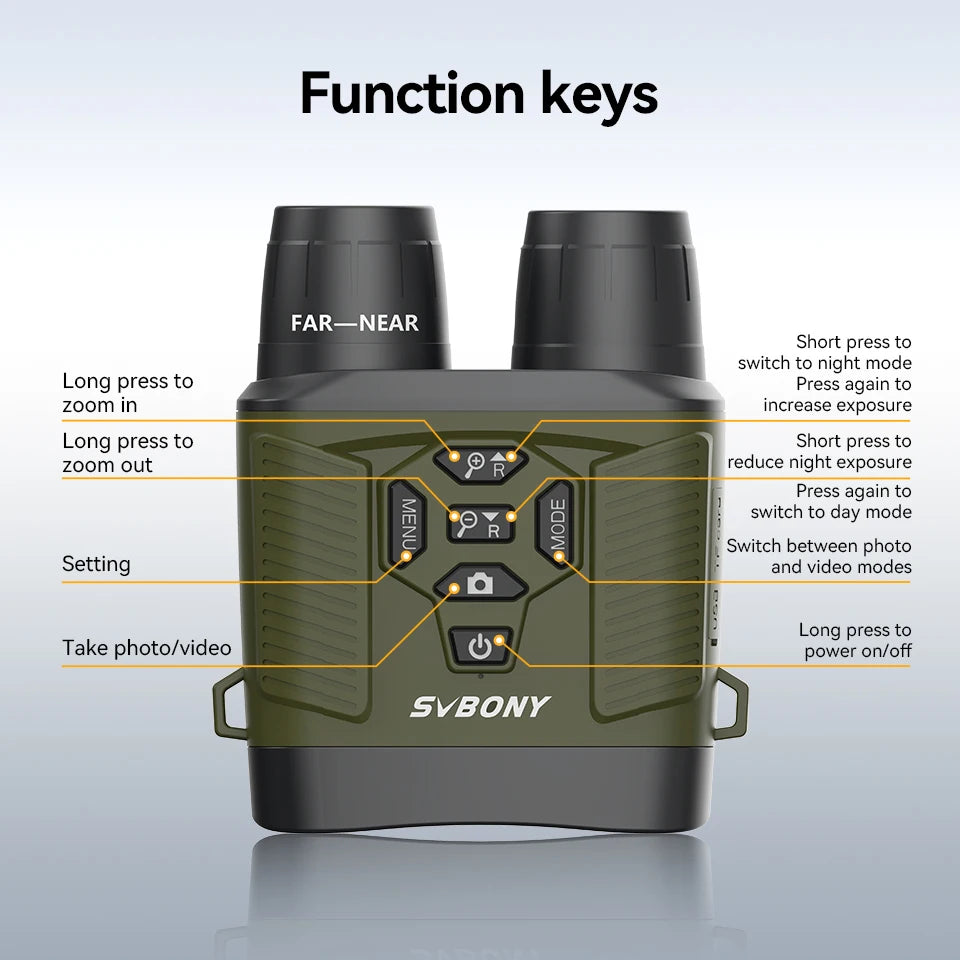 Beach Camp SX31 Zoom Digital Infrared Night Vision Binocular Telescope, for Hunting Camping Professional 4K Night Vision Device