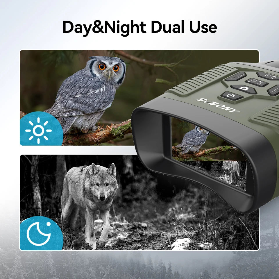 Beach Camp SX31 Zoom Digital Infrared Night Vision Binocular Telescope, for Hunting Camping Professional 4K Night Vision Device