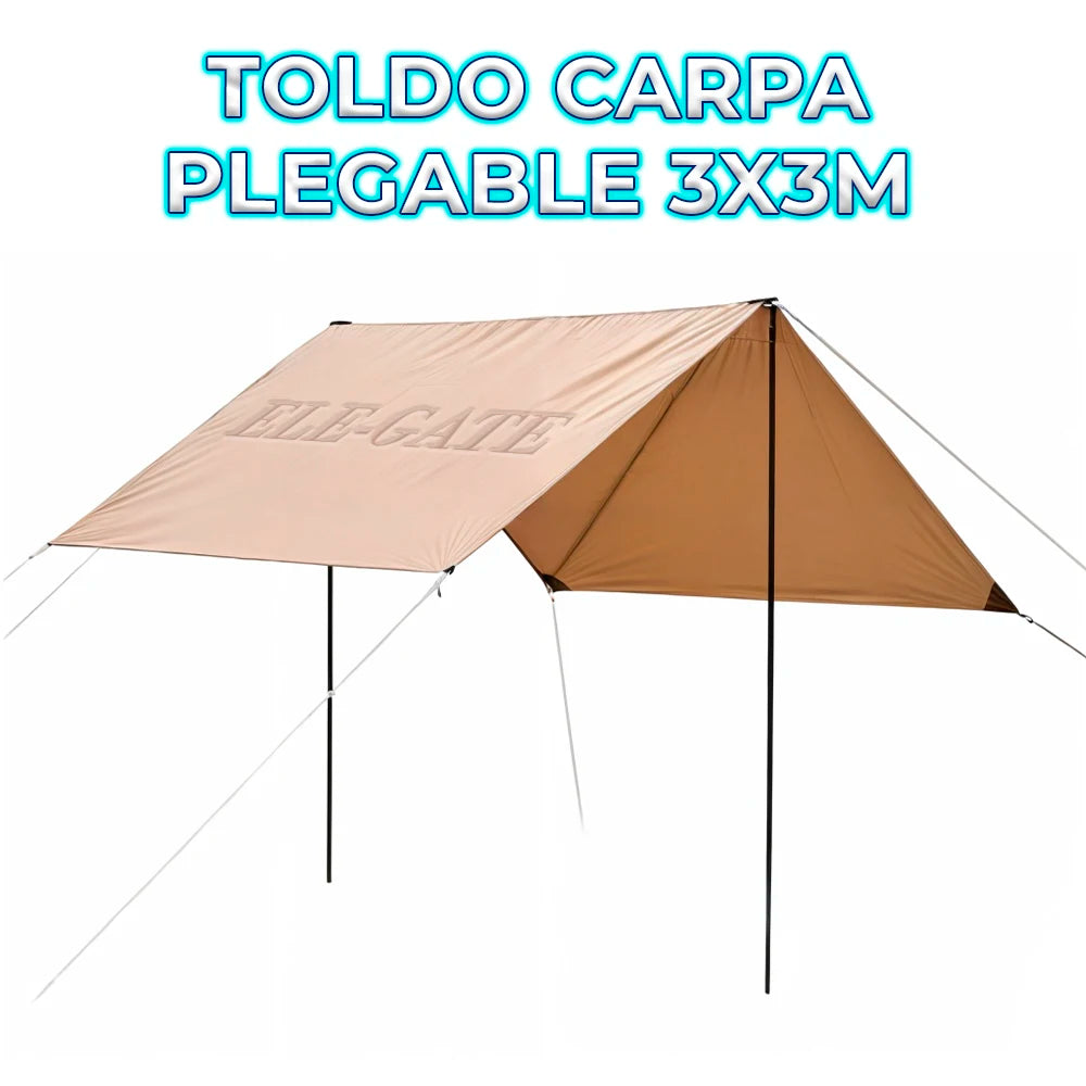 3x3 feet Water-Repellent Fabric Folding Camping Tent