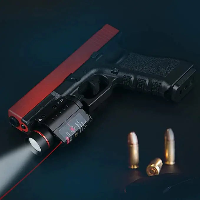 Beach Camp Laser Light Combo Red Dot Laser Sight Combo All-In-One Laser Flashlight Glock Laser Sight