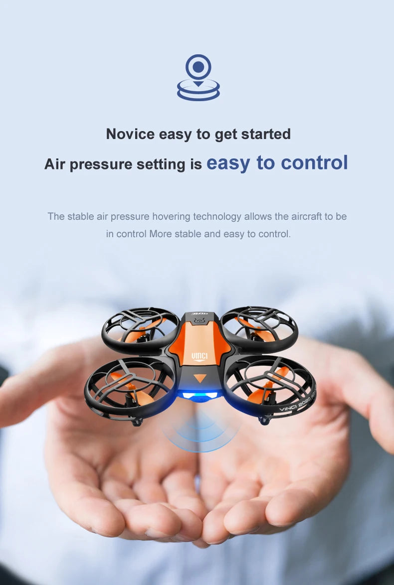 Beach Camp V8 New Mini Drone 4k profession HD 1080P Wide Angle Camera WiFi FPV RC Dron Height Keep Drones Helicopter Kids Toys 4DRC
