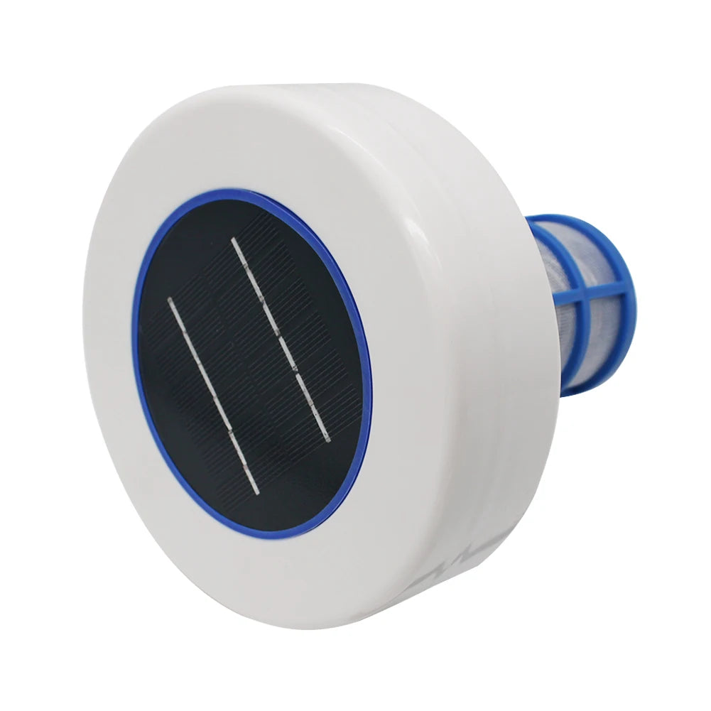 Beach Camp Solar Pool Ionizer Copper Silver Ion Swimming Pool Purifier Algae Resistance Lower Chlorine Outdoor Swim Water Purifier