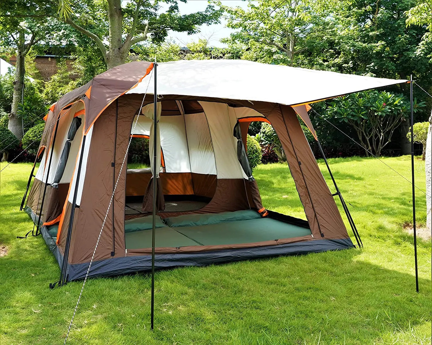 Beach Camp High Quality New Arrival Camping Tent and Outdoor Tent 4 Season 2 Rooms Waterproof Outdoor Tent