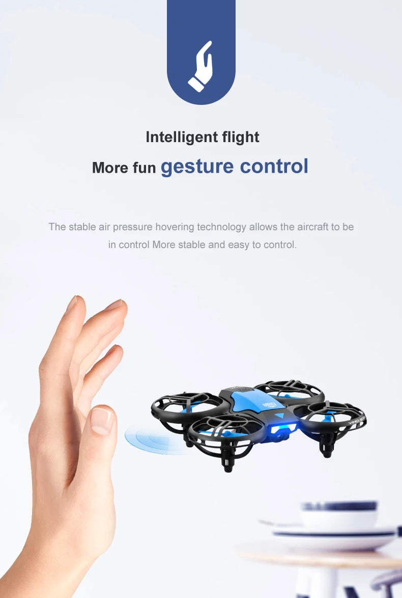 Beach Camp V8 New Mini Drone 4k profession HD 1080P Wide Angle Camera WiFi FPV RC Dron Height Keep Drones Helicopter Kids Toys 4DRC