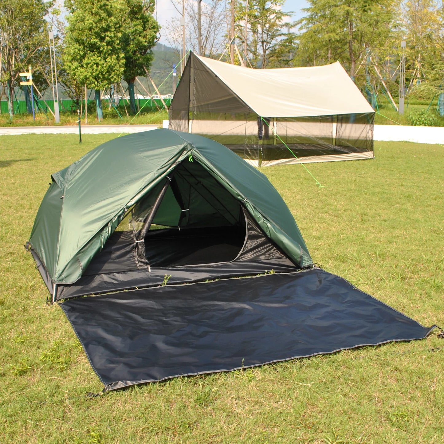 High-end 2 Person Camping Tent with Rain Fly and Carrying Bag - Lightweight Outdoor Tent for Backpacking, Hiking, or Beach Tent