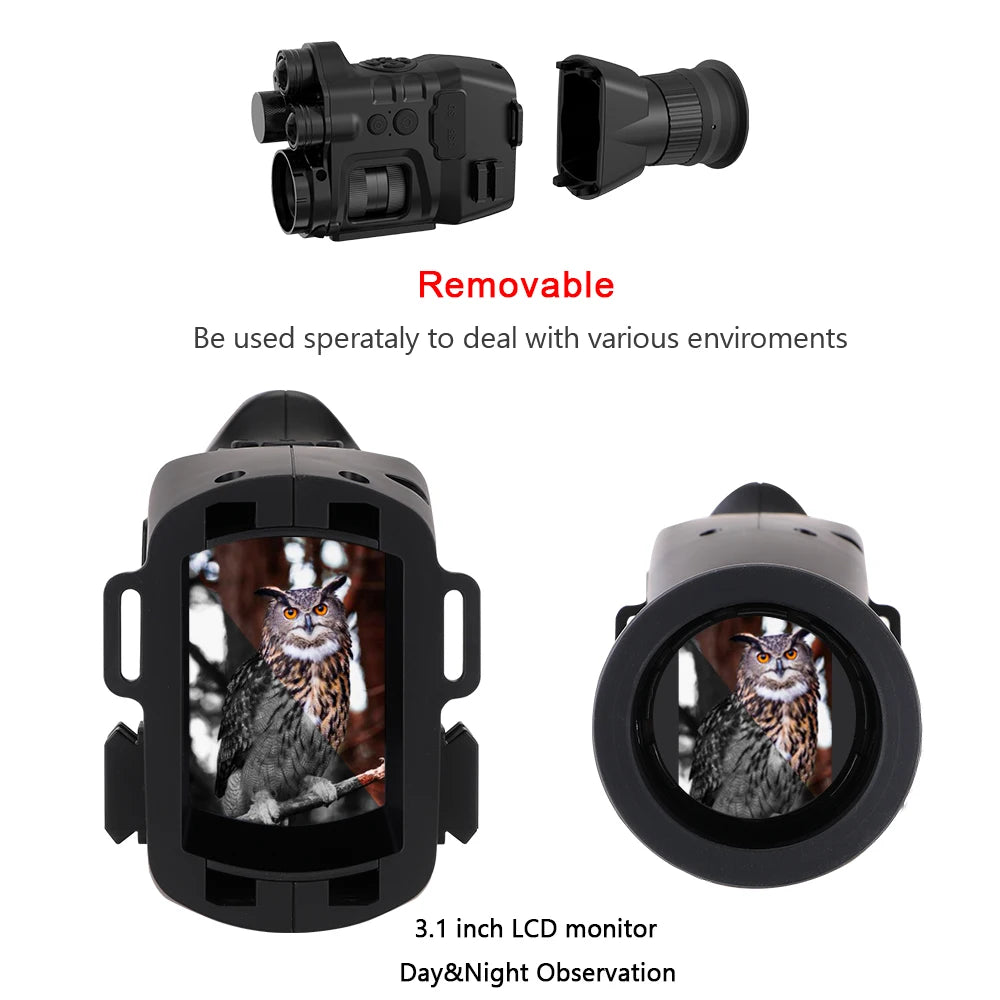 Beach Camp CY789 Night Vision Scope 1920p HD Night Vision Riflescope Monocular 940nm Infrared Hunting Night Vision Sight Cameras