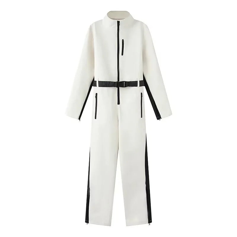 Beach Camp 2025 Women's One-piece Fleece Ski Bodysuit