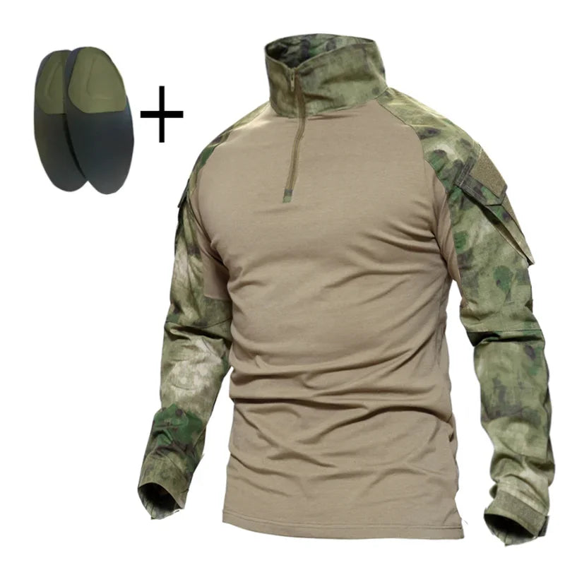 Beach Camp Tactical Uniform Camouflage Multicam Shirt Coat Pant Sniper Hunting Clothes