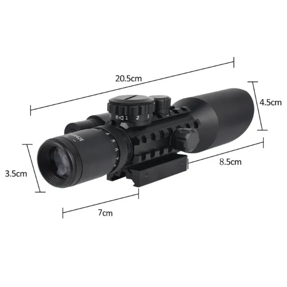Beach Camp Red and Green Laser Optical Scope Suitable for Hunting and Shooting Sports