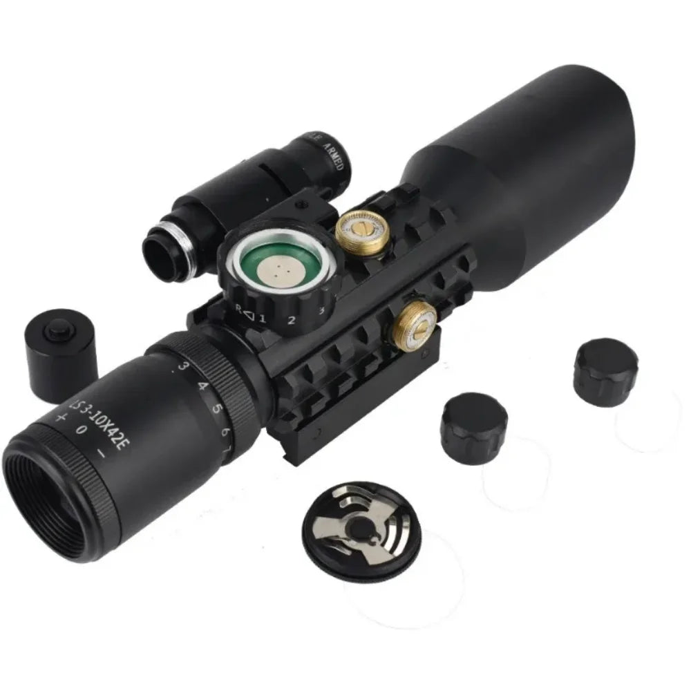Beach Camp Red and Green Laser Optical Scope Suitable for Hunting and Shooting Sports