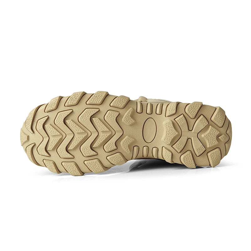 Beach Camp Winter Tactical Combat Boots Men Work Safety Shoes Special Force Desert Ankle Boot Men's Hunting Trekking Camping Boots