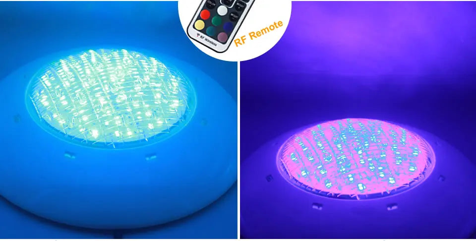 Beach Camp Swimming Pool Light 12V Ip68 Underwater Lamp 24W 36W Waterproof Leds SPA Lighting Pond RGB Warm/Cold White Led Piscina