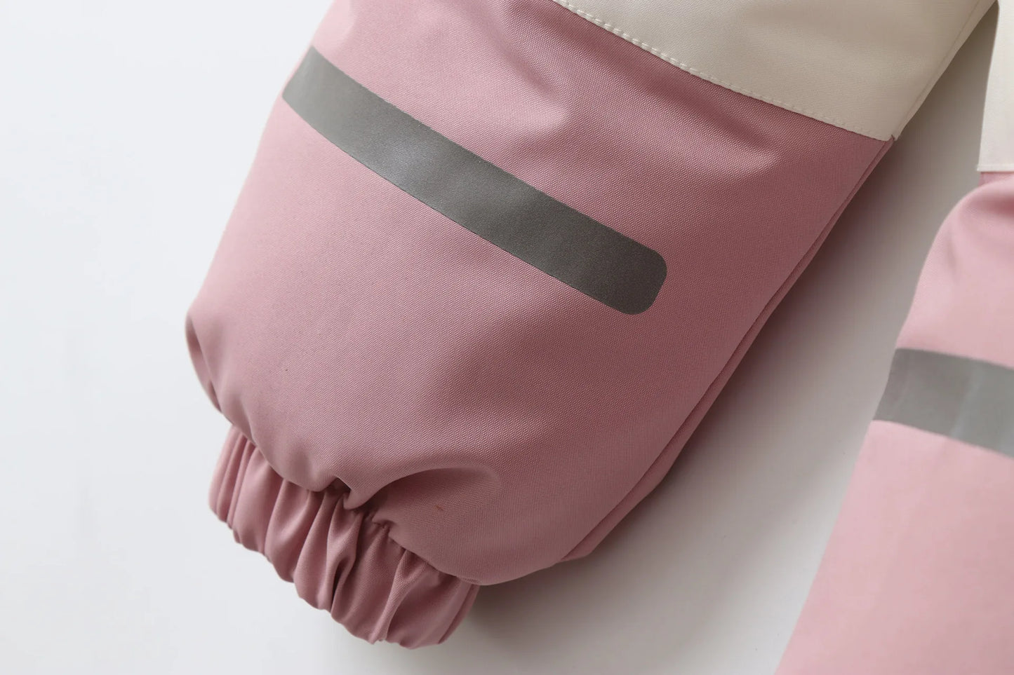 2025 Winter New Cross-Border Children's Jumpsuit Hooded Plus Velvet Padded Ski Suit with Zipper Closure for Baby Climbing