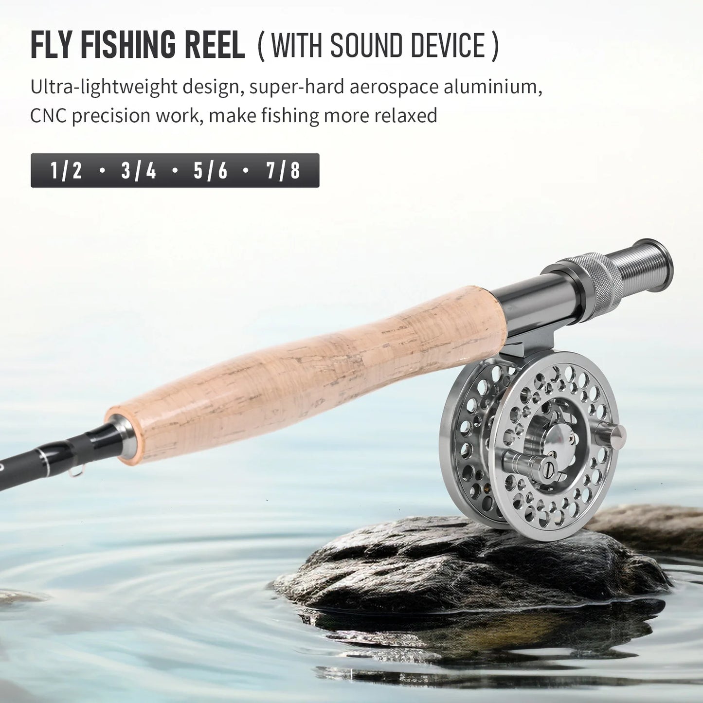 Beach Camp ART Aluminum Alloy CNC High Lightweight Fly-Fishing Reel 65/75/85/95 Specifications