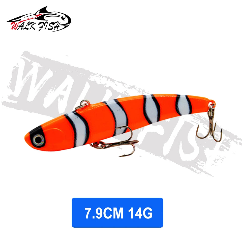 WALK FISH  Sinking Vibration Fishing Lure 10g 14g 18g 22g Hard bait Artificial VIB Winter Ice Fishing Pike Bait Tackle Isca Pech