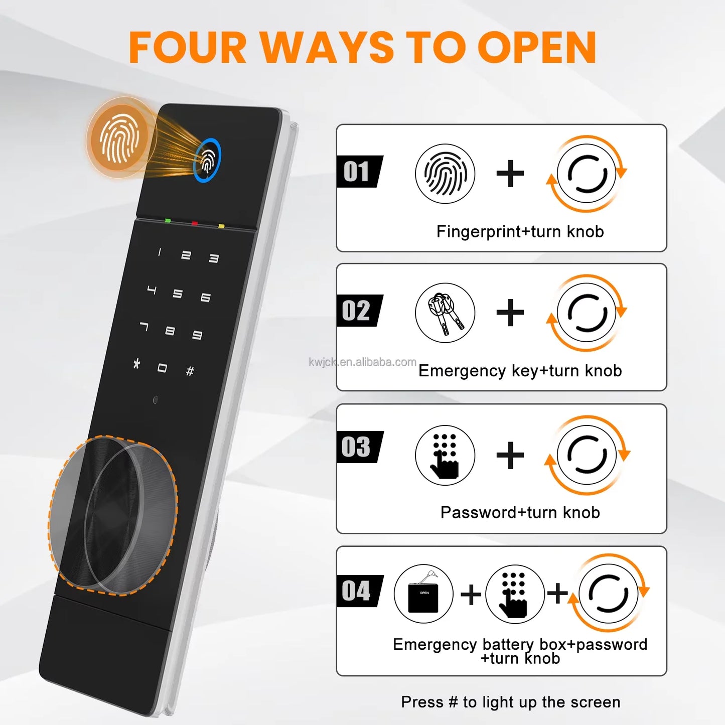 53" Hidden Wall Gun Safe with Adjustable Shelves Fingerprint Lock Wall Safe for Gun US Warehouse in Stock