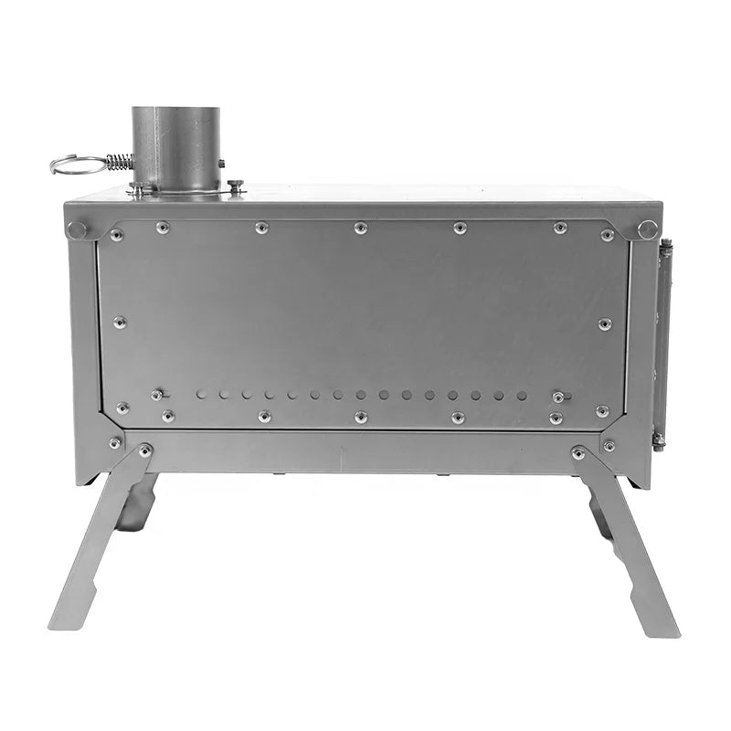 Beach Camp Outdoor Accessories Portable Wood Stove Camping Wood Tent StoveHot Tent Stove for Tent Camping Ice-fishing Cookout Hiking Travel