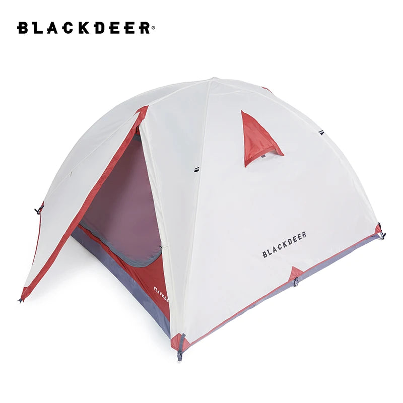 Beach Camp Blackdeer  3P Tent Backpacking Tent Outdoor Camping 4 Season Tent With Snow Skirt Double Layer Waterproof Hiking Trekking