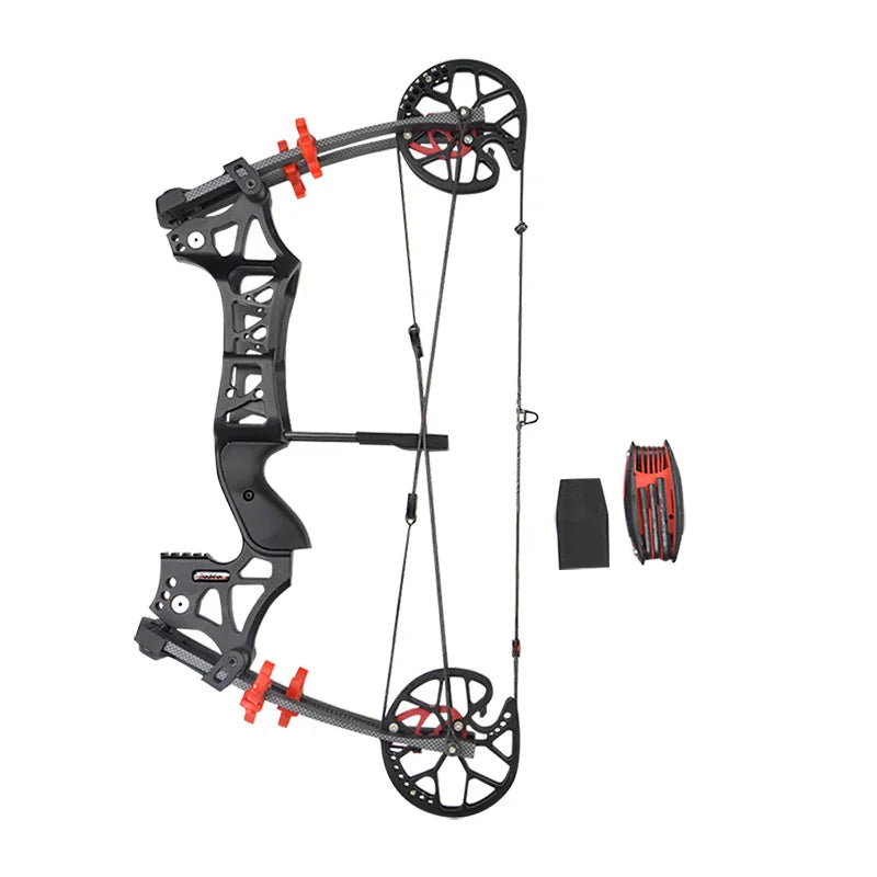 Competitive M190E Steel Ball Compound Bow Hunting Gear Dual-Purpose Bow for Left and Right Hand Shooting Accessories