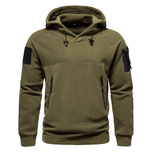 Men Tactical Outdoor Jacket Hunting Clothes Warm Solid Casual Fleece Pullover Man Windproof Autumn Coat Underwear Hoodies