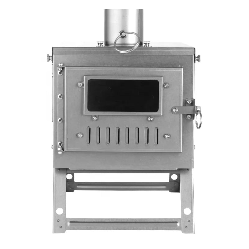 Beach Camp Outdoor Accessories Portable Wood Stove Camping Wood Tent StoveHot Tent Stove for Tent Camping Ice-fishing Cookout Hiking Travel