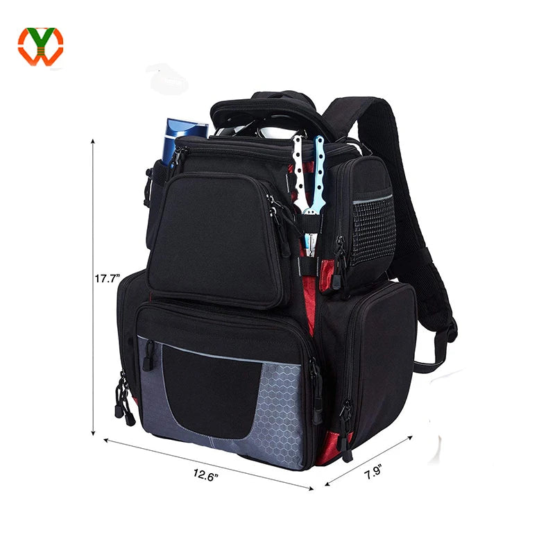 Beach Camp Waterproof Fly Fishing Bag Independent Reel Lure Combo Fishing Tackle Bag