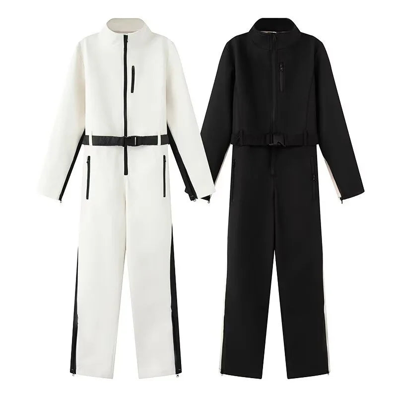 Beach Camp 2025 Women's One-piece Fleece Ski Bodysuit