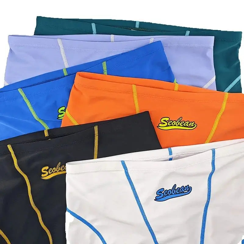 Beach Camp Men Swimsuits Swimwear Bathing Suit Man Fashion Rash Guard Big Size Swimming Trunks New Beachwear