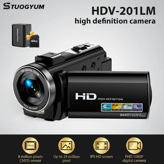 Beach Camp Digital Camera Photographic Cameras With 3.0 Inch Rotating Screen Professional Photo Camera Hd Video Kids Cameras  For Home